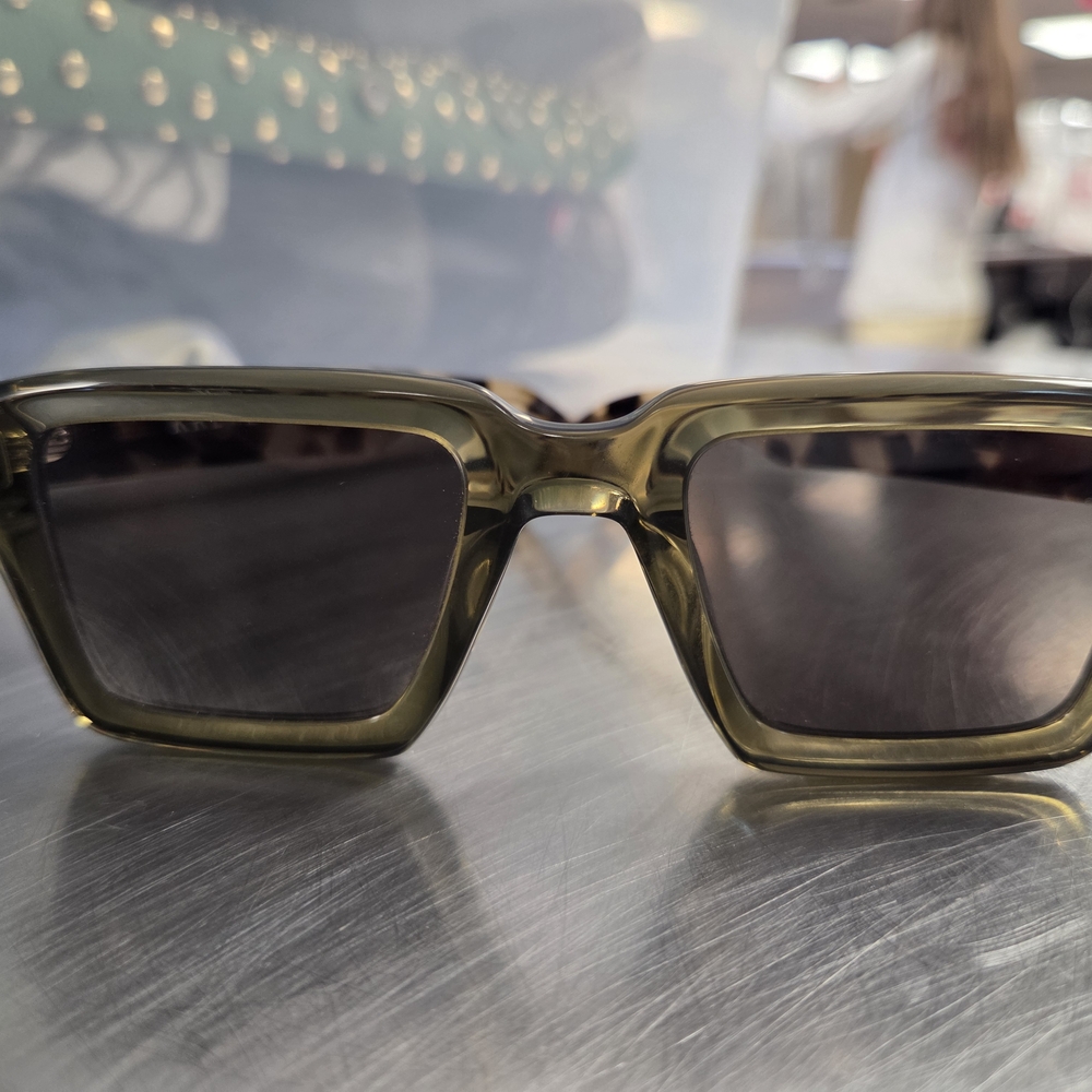 KREWE Dark Olive Square Sunglasses